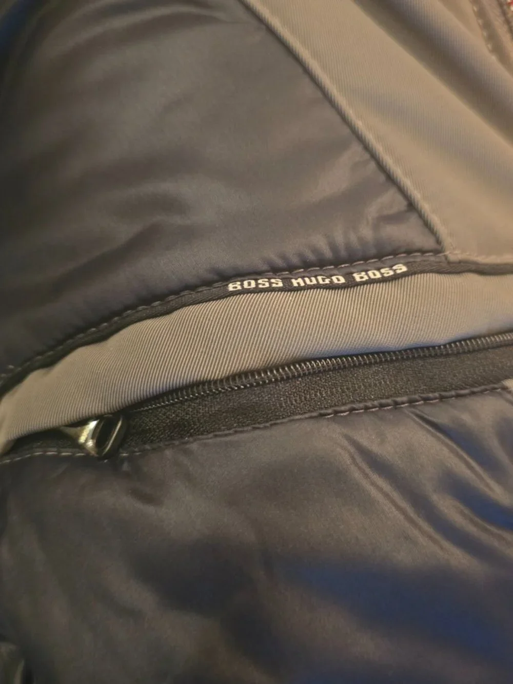 BOSS Hugo Boss Grey Utility Field Jacket Military Cargo Coat